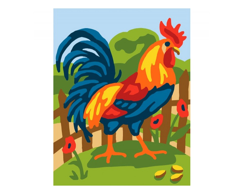 craftvim tapestry printed background red rooster