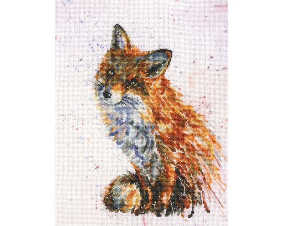 craftvim cross stitch kit red fox impressionism